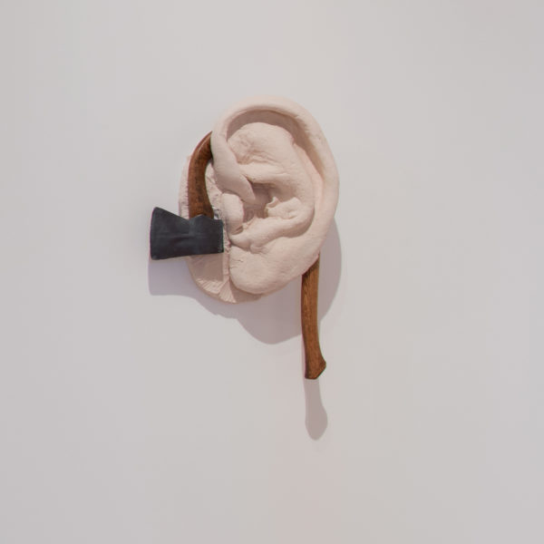 Robert Gober, "Untitled, 2012." Lead,wood, cast gypsum polymer, 28 1/2 x 18 x 7 inches. Hammer Museum, Los Angeles. Promised gift of Brenda R. Potter.