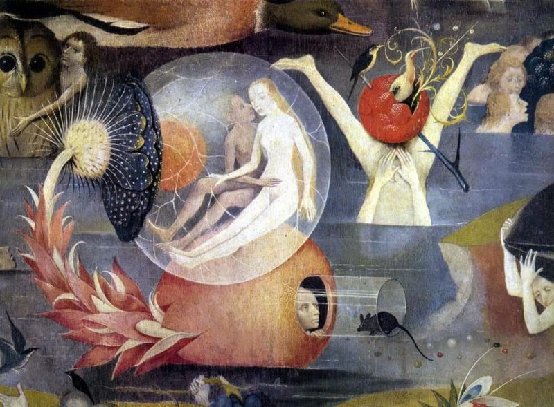 Hieronymous Bosch, The Garden of Earthly Delights center panel detail. Public Domain.