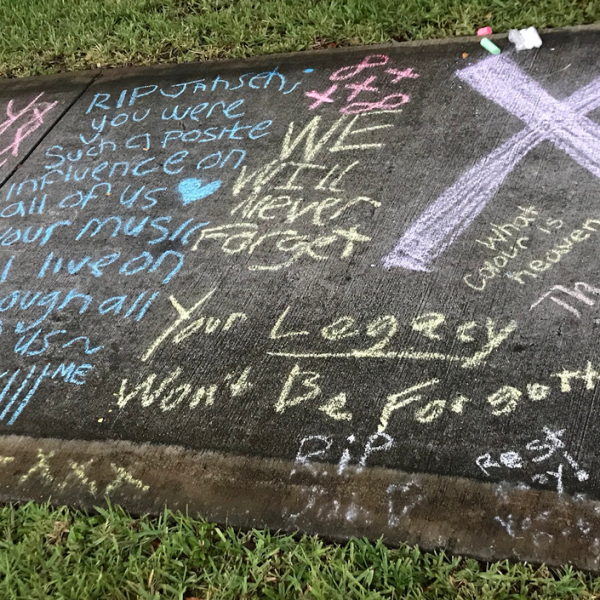 Image from the XXXTentaction's memorial. 20 June 2018. Samuel Kenwright. CCA-SA 2.0 G