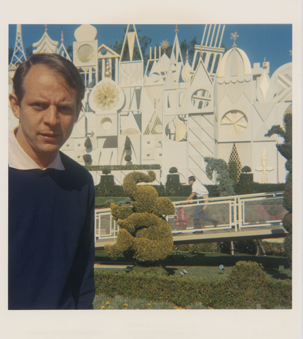 Stockhausen at Disneyland. Photo credit: Betty Freeman Papers, Los Angeles Philharmonic Archives (SC.FREE)